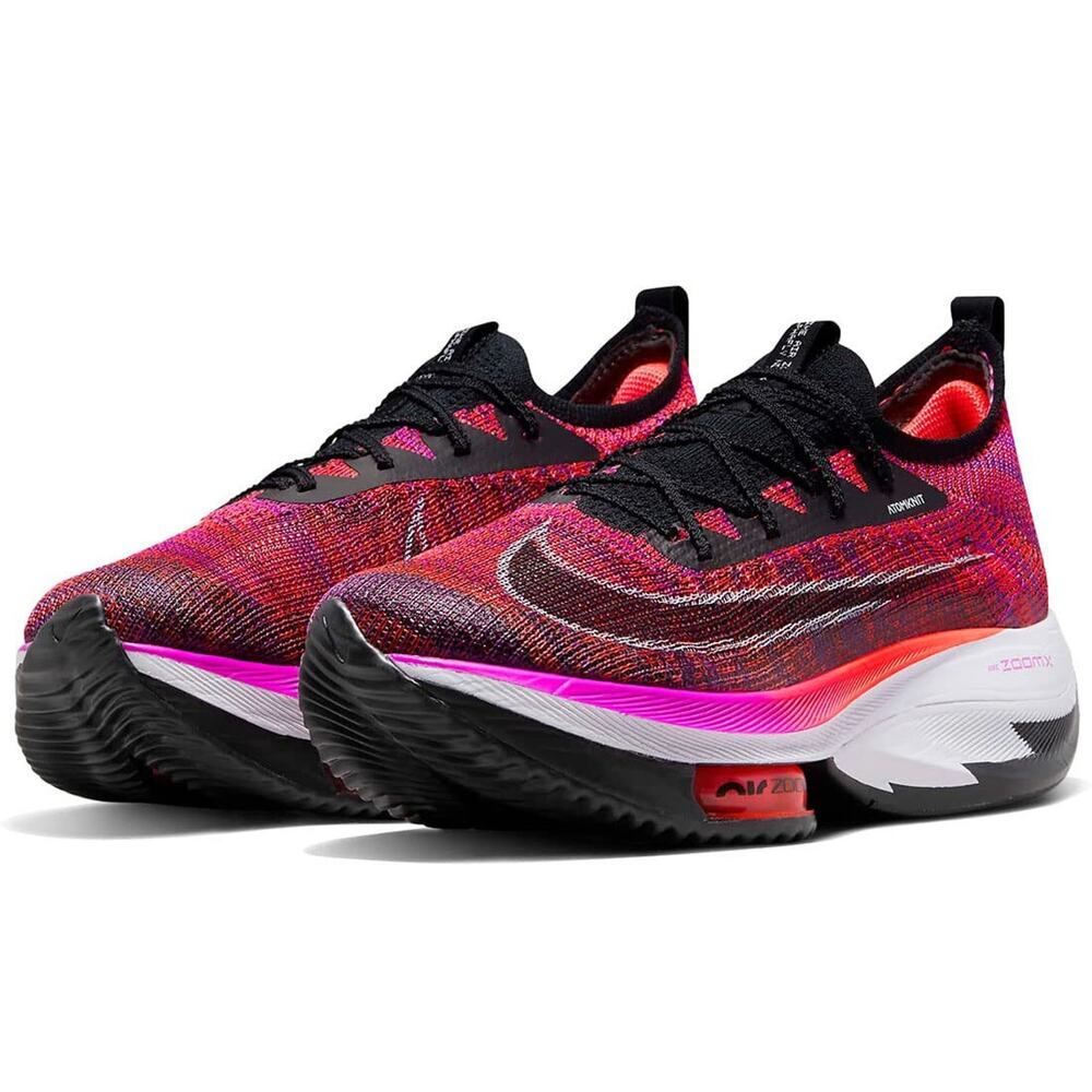 Nike Air Zoom Alphafly NEXT Flyknit Women Running Shoes Hyper Violet/Black 10.5